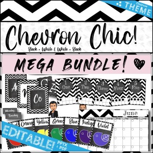 Chevron Chic (B&W) - Bundle
